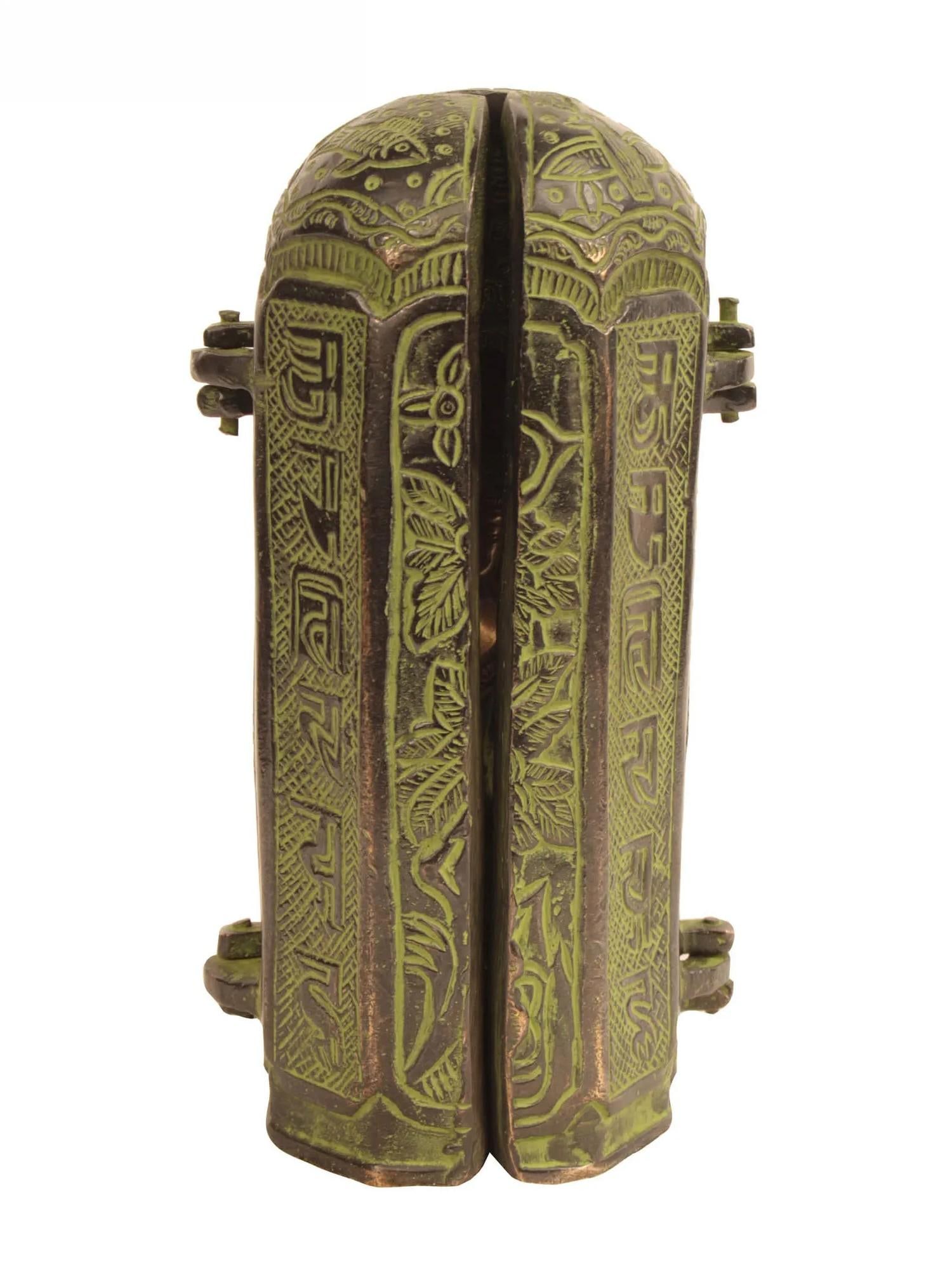 8" Compact Seated Buddha Precinct in Brass | Handmade | Made in India - 2