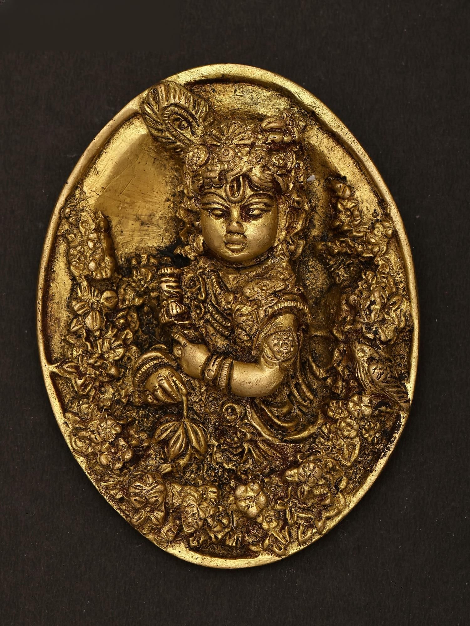 Kanhaiya (Wall Hanging): Description: Kanhaiya (Wall Hanging) itemcode: EU25 Reserve: $57 Shipping: Domestic: Shipping rates are determined by destination International: Foreign shipping rates are determined by destination.