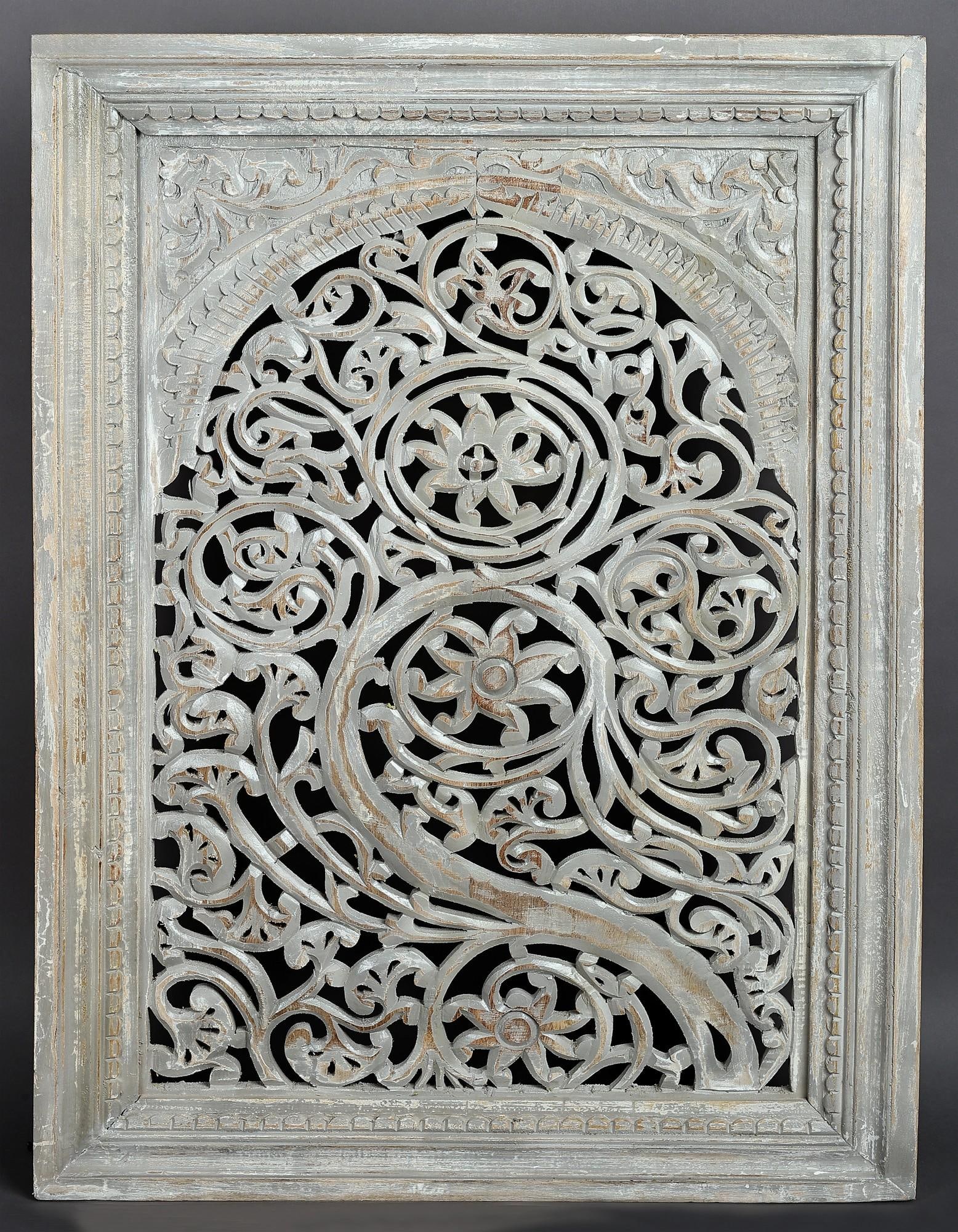 42" Lattice Wall Panel | Wooden Panel | Handmade Art | Made In India: Description: 42" Lattice Wall Panel | Wooden Panel | Handmade Art | Made In India itemcode: HLA079 Reserve: $756 Shipping: Domestic: Shipping rates are determined by destination International: