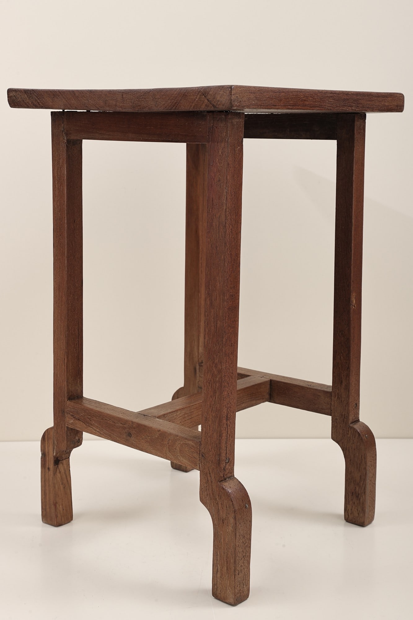 18" Wooden Stoo l Stool | Handmade | Made In India - 2