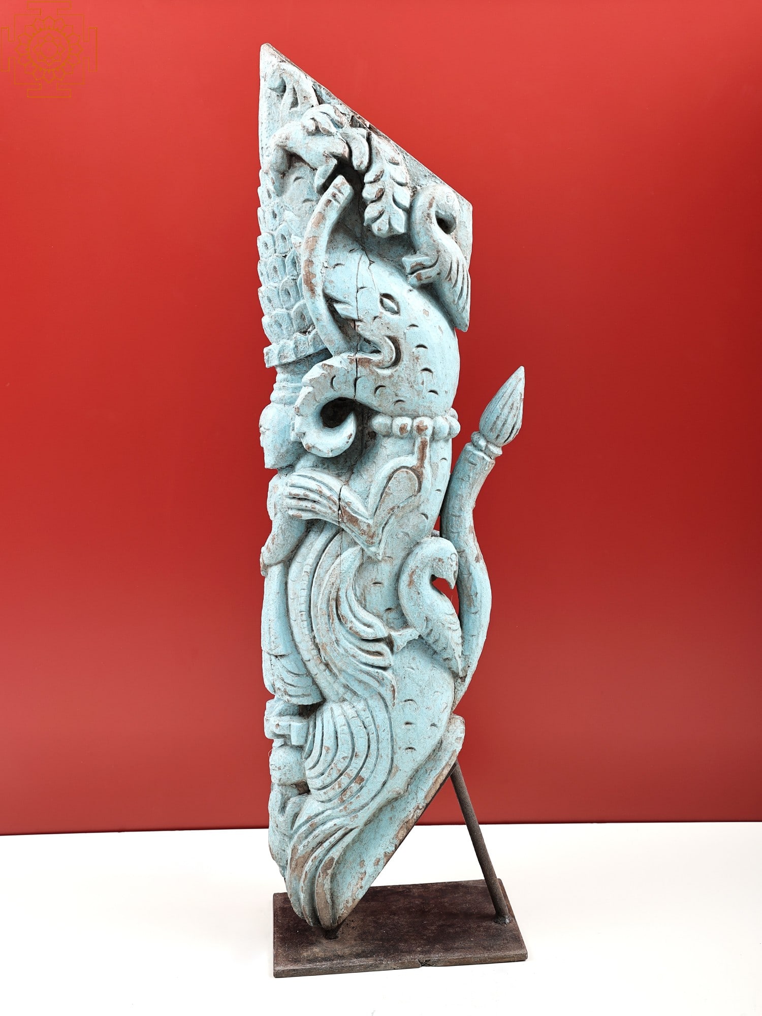 38" Carved Architectural Wooden Bracket | Handmade: Description: 38" Carved Architectural Wooden Bracket | Handmade itemcode: HLA423 Reserve: $595 Shipping: Domestic: Shipping rates are determined by destination International: Foreign shipping rates