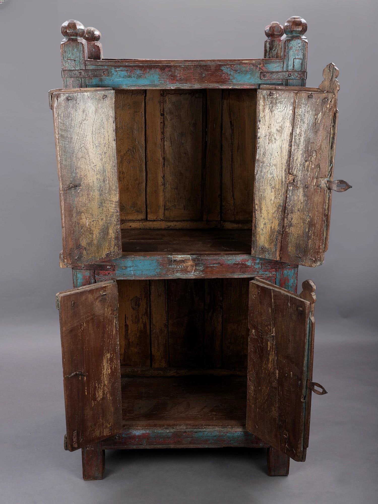 53" Large Mediterranean Wood Cabinet | Handmade - 2