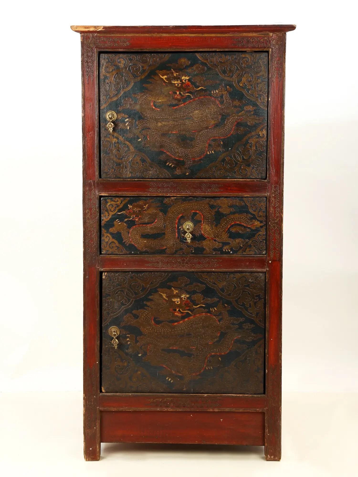 43" Vintage Tibetan Cabinet | Handmade: Description: 43" Vintage Tibetan Cabinet | Handmade itemcode: HLA706 Reserve: $1,951 Shipping: Domestic: Shipping rates are determined by destination International: Foreign shipping rates are