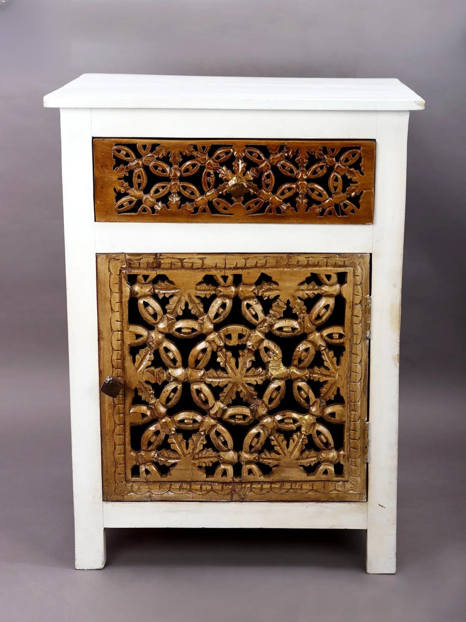30" Wooden Side Table with Drawer | Wooden Table | Handmade (1 of 2)