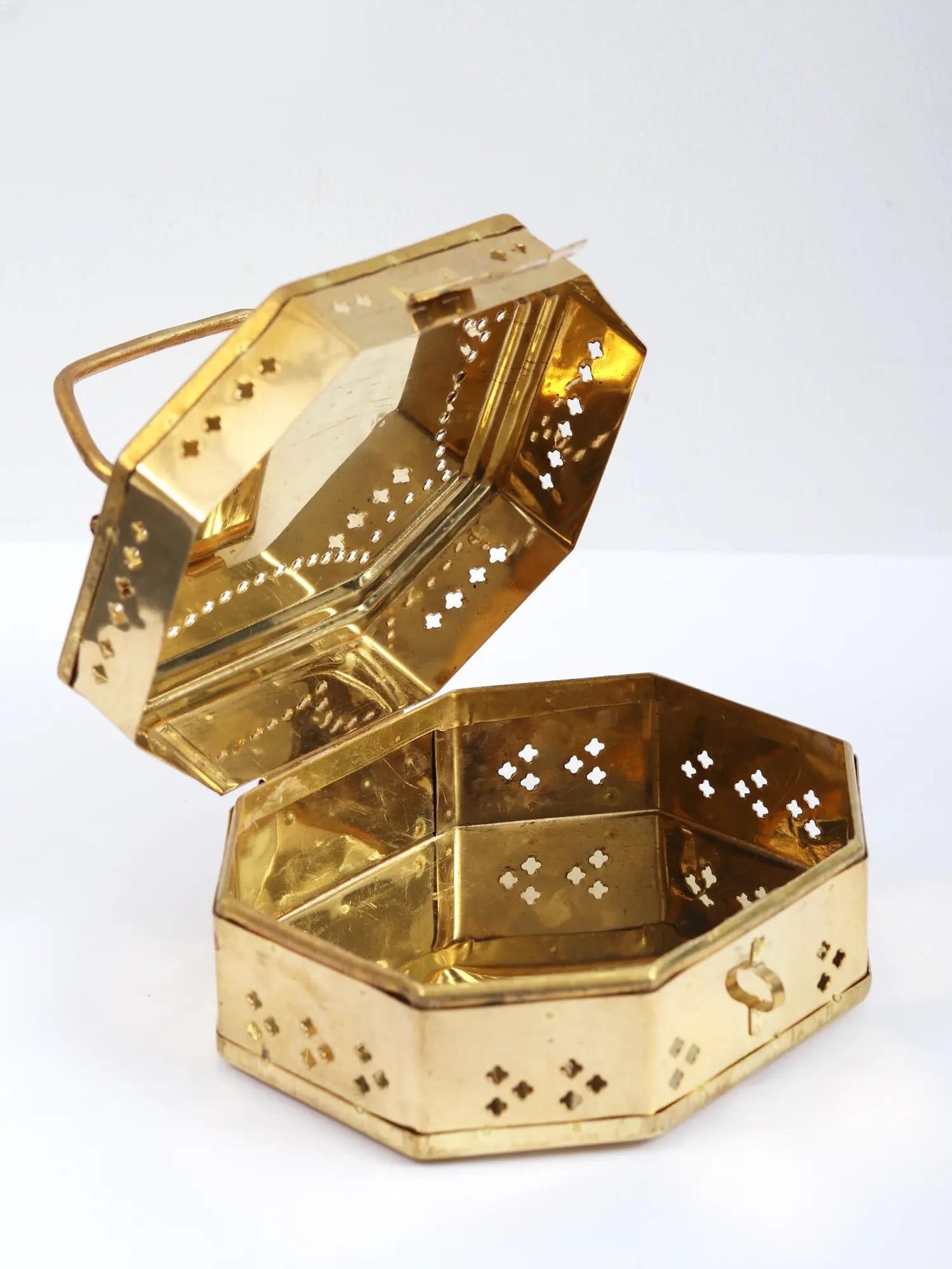 Brass Bal Gopala Ritual Travel Box - 2
