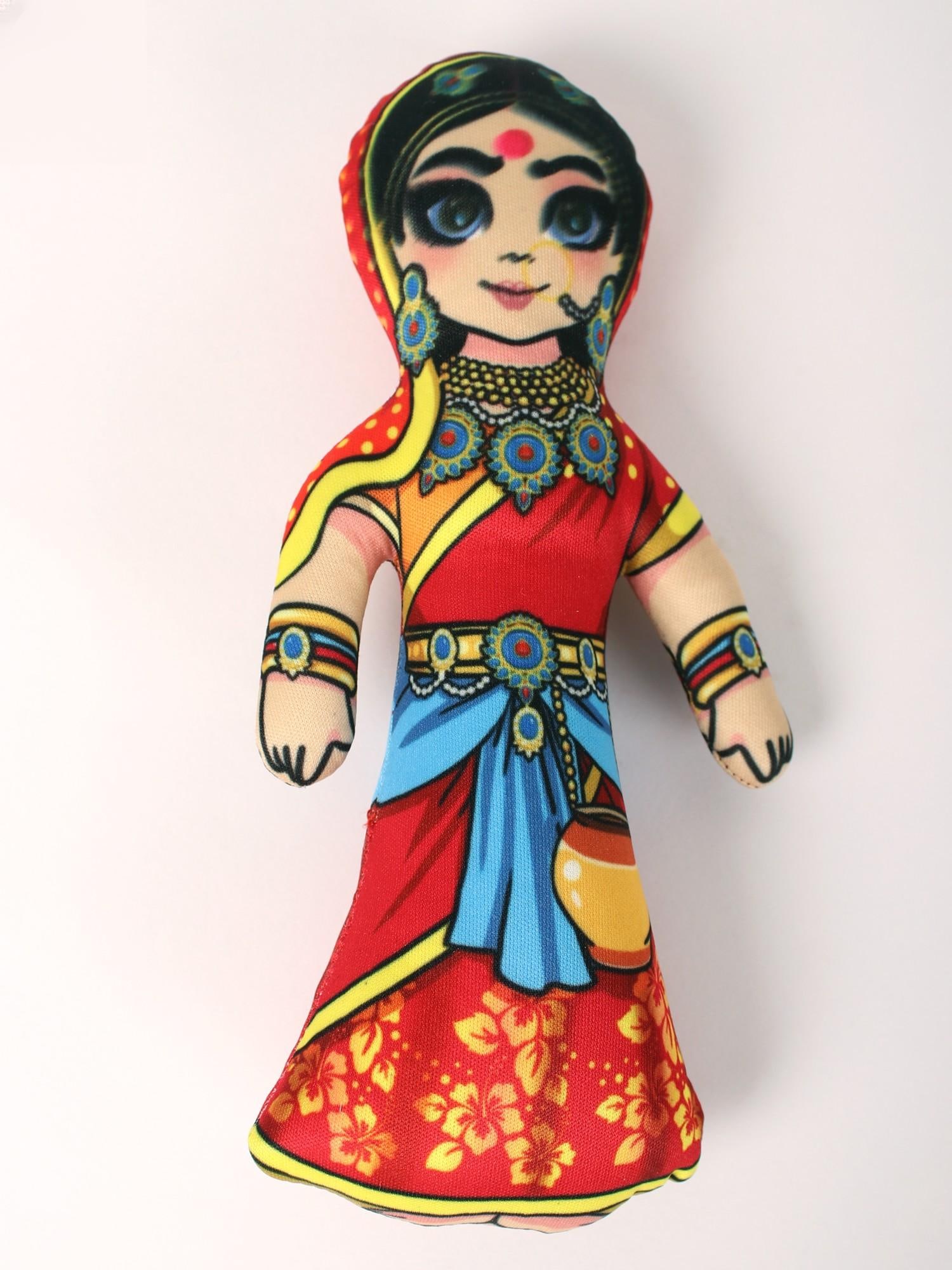 Mother Yashoda Soft Toy: Description: Mother Yashoda Soft Toy itemcode: LDC871 Reserve: $36 Shipping: Domestic: Shipping rates are determined by destination International: Foreign shipping rates are determined by destination.