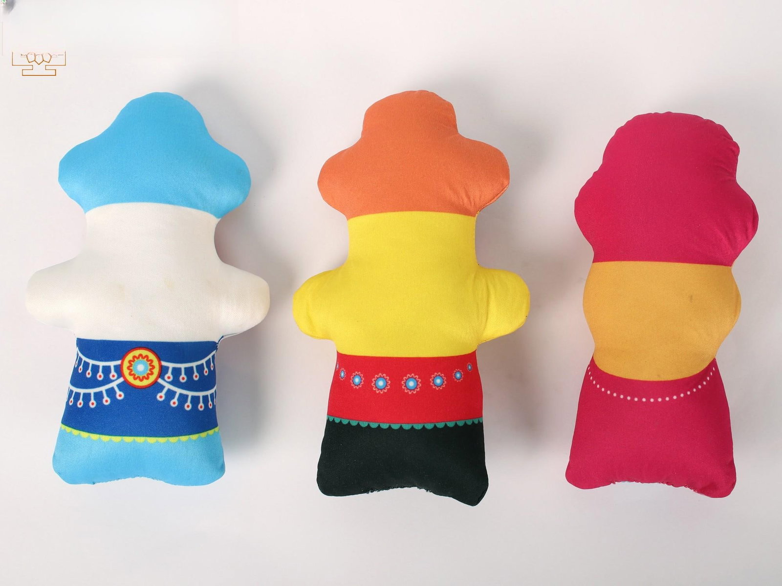 Lord Jagannatha, Baladeva and Lady Subhadra Soft Toy - 2
