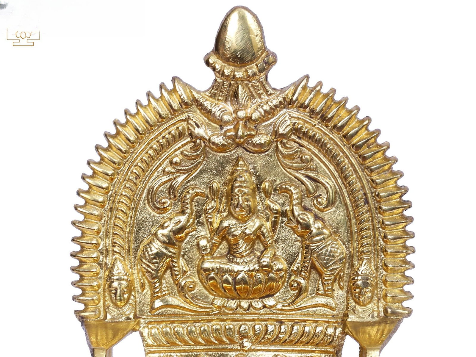 5" Brass Gajalakshmi Lamp (Diya) - 2