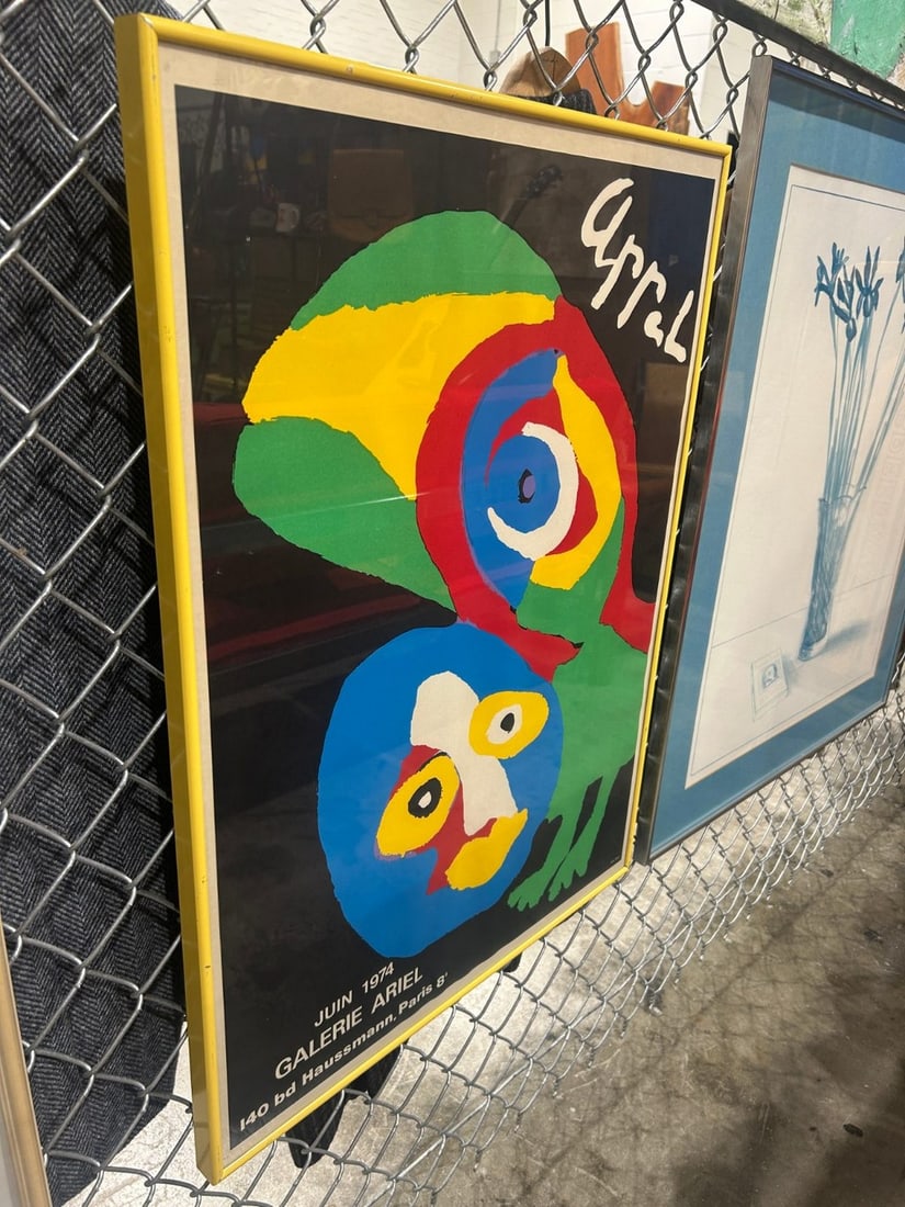 Karel Appel Galerie Ariel Exhibition Poster, June 1974 - 2