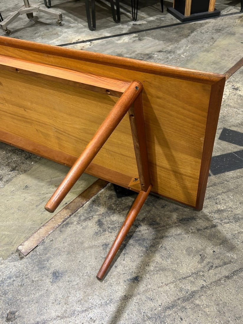 Mid-Century Modern Teak Coffee Table by Haug Snekkeri A/S for K.A.M. - 7