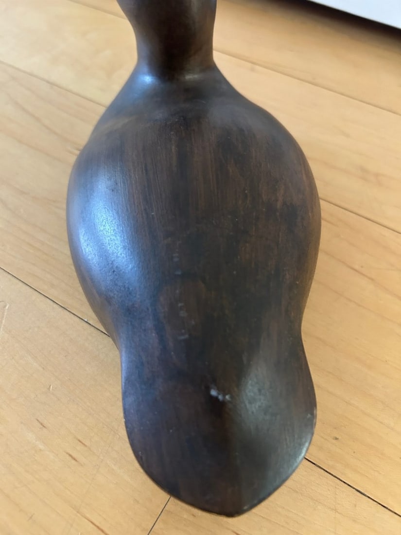 Vintage 1956 Painted Porcelain Duck Decoy - 3