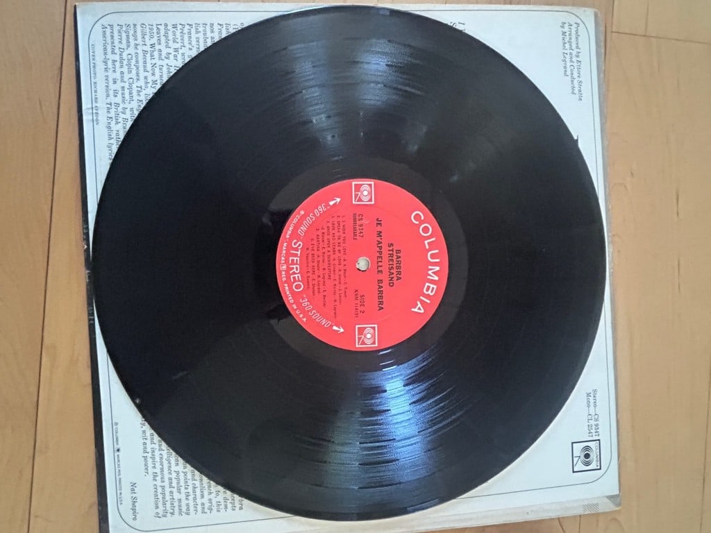 Vintage Barbra Streisand "Je m'appelle Barbra" Vinyl LP Record - 3