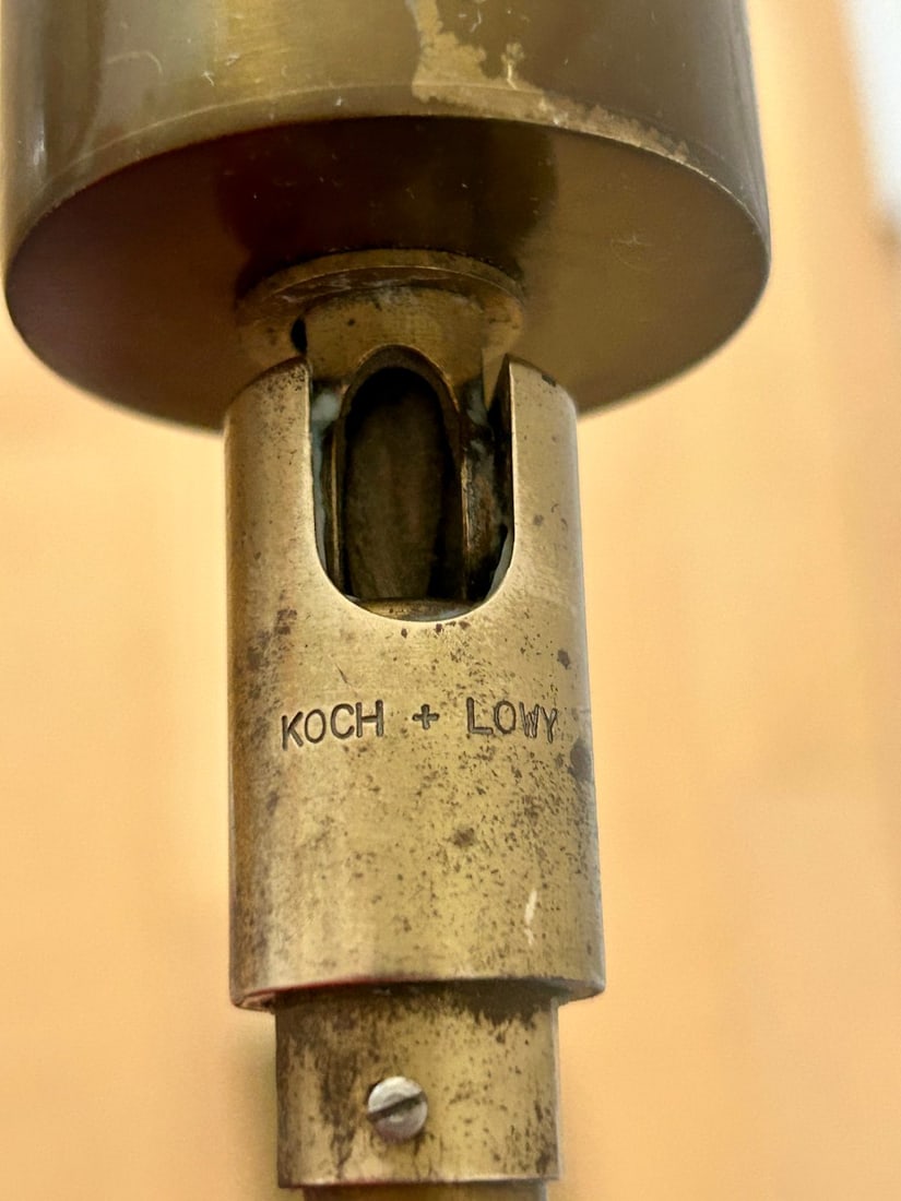 Mid-Century Modern Brass Floor Lamp by Koch & Lowy - 2