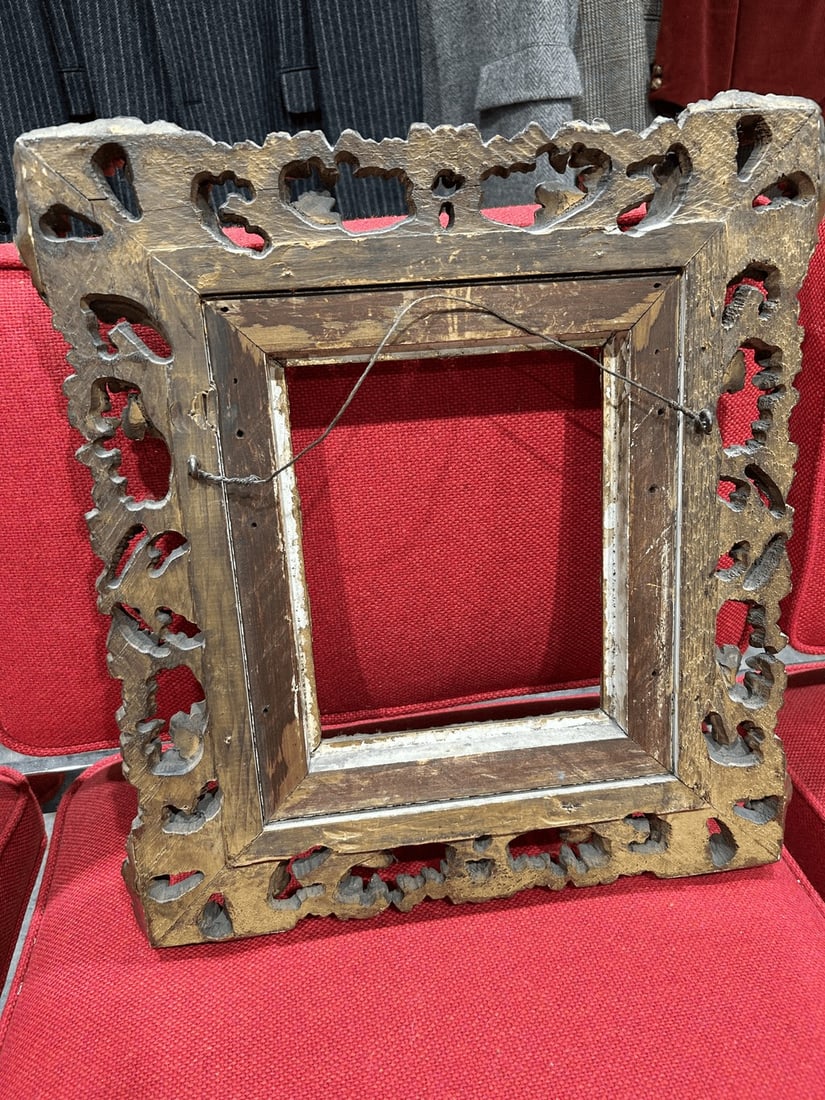 Early 20th Century Baroque Style Giltwood Carved Frame - 3