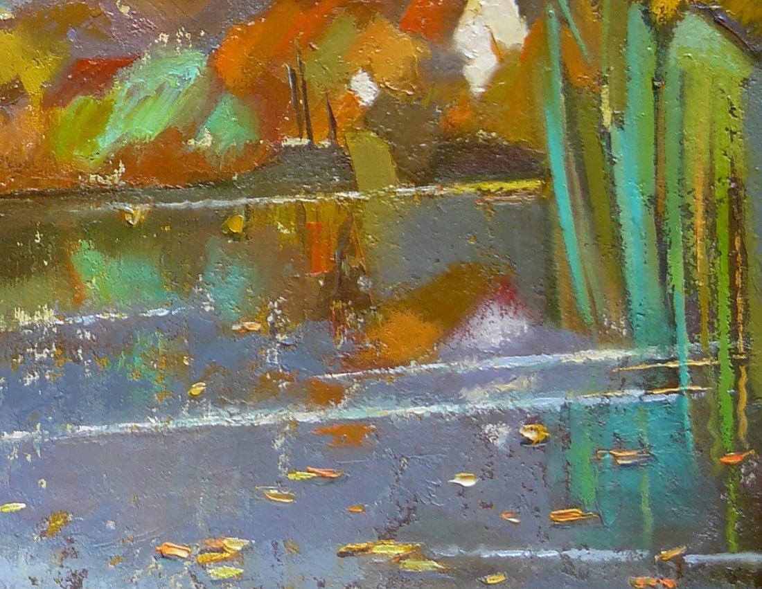 Oil painting Carpathian autumn Oksana Kyrylenko - 10