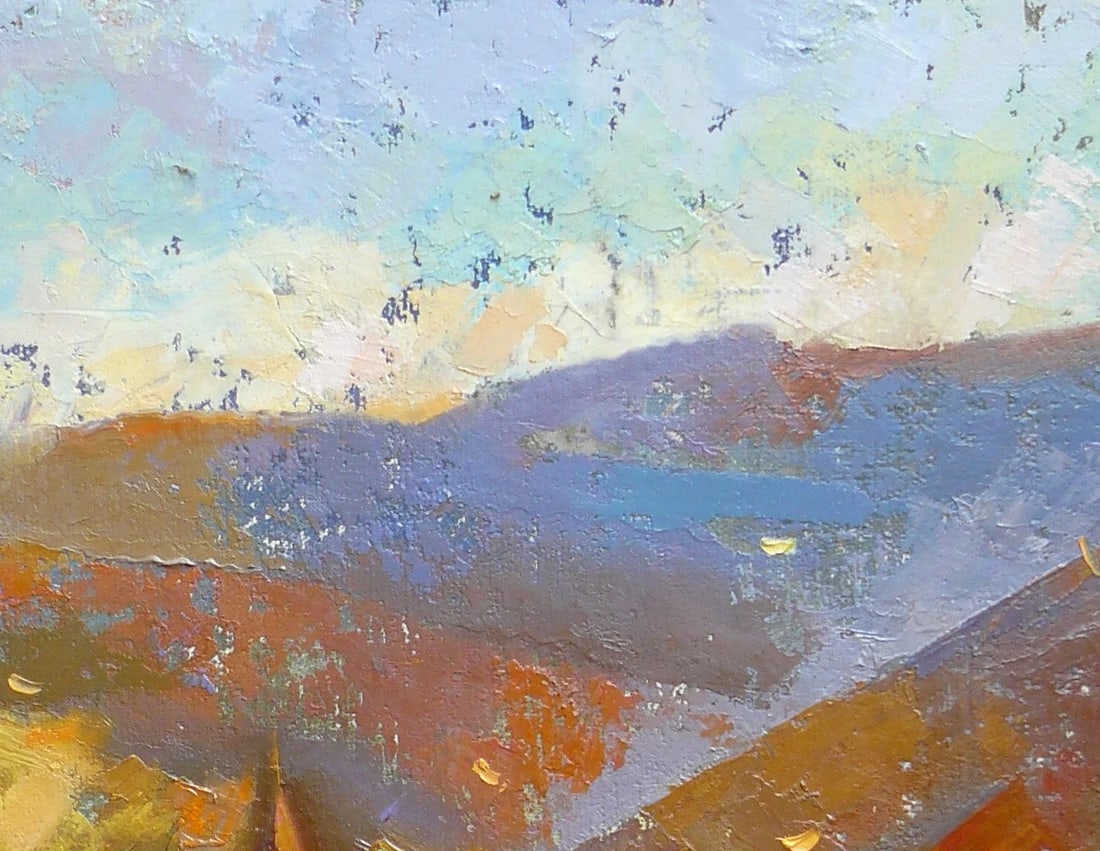 Oil painting Carpathian autumn Oksana Kyrylenko - 3