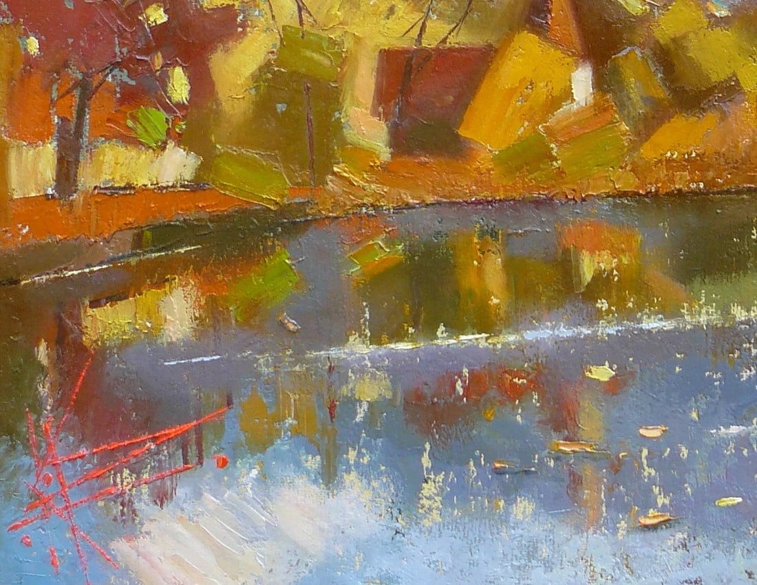 Oil painting Carpathian autumn Oksana Kyrylenko - 8