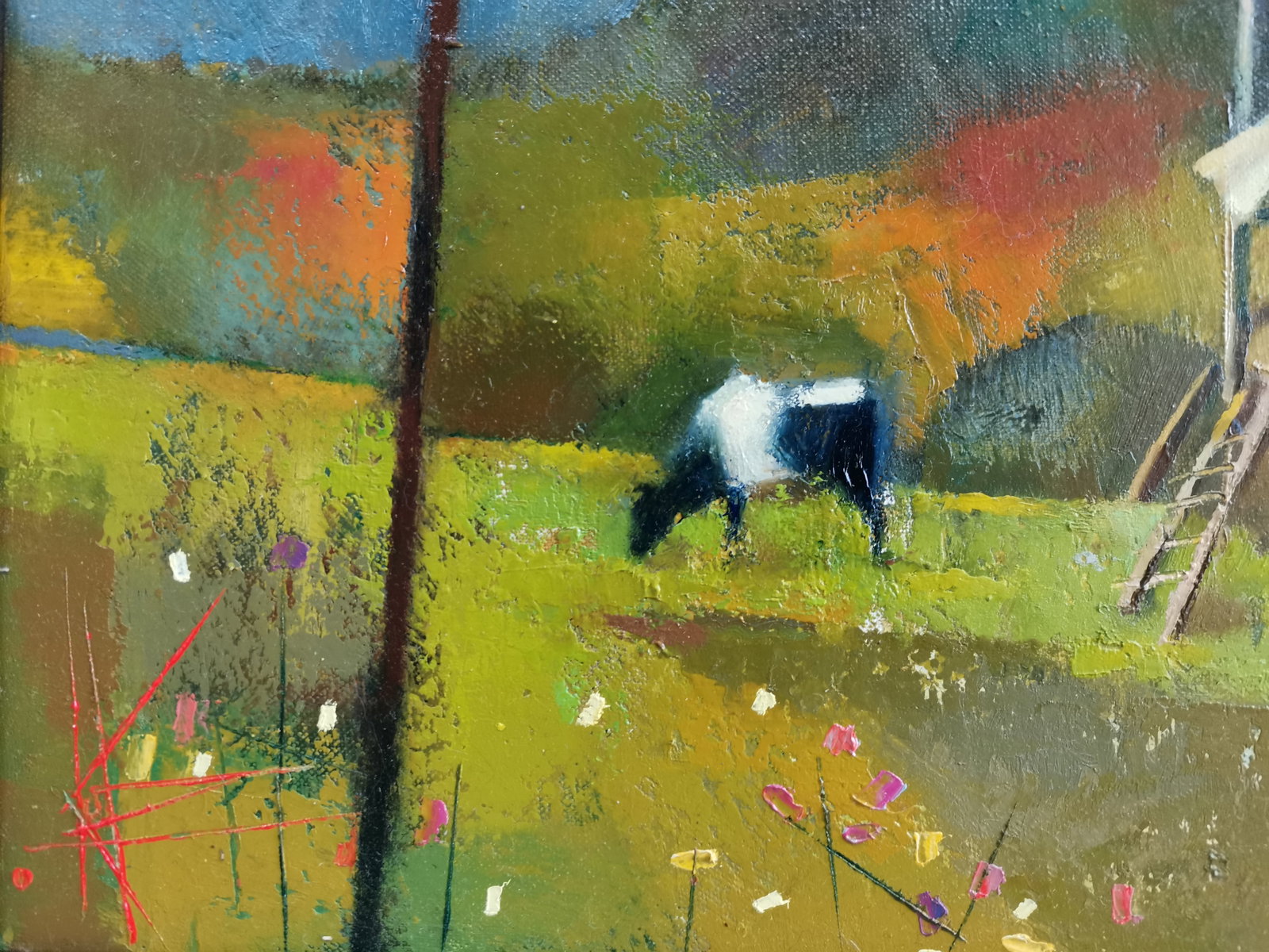 Oil painting Carpathian Routine Oksana Kyrylenko - 3