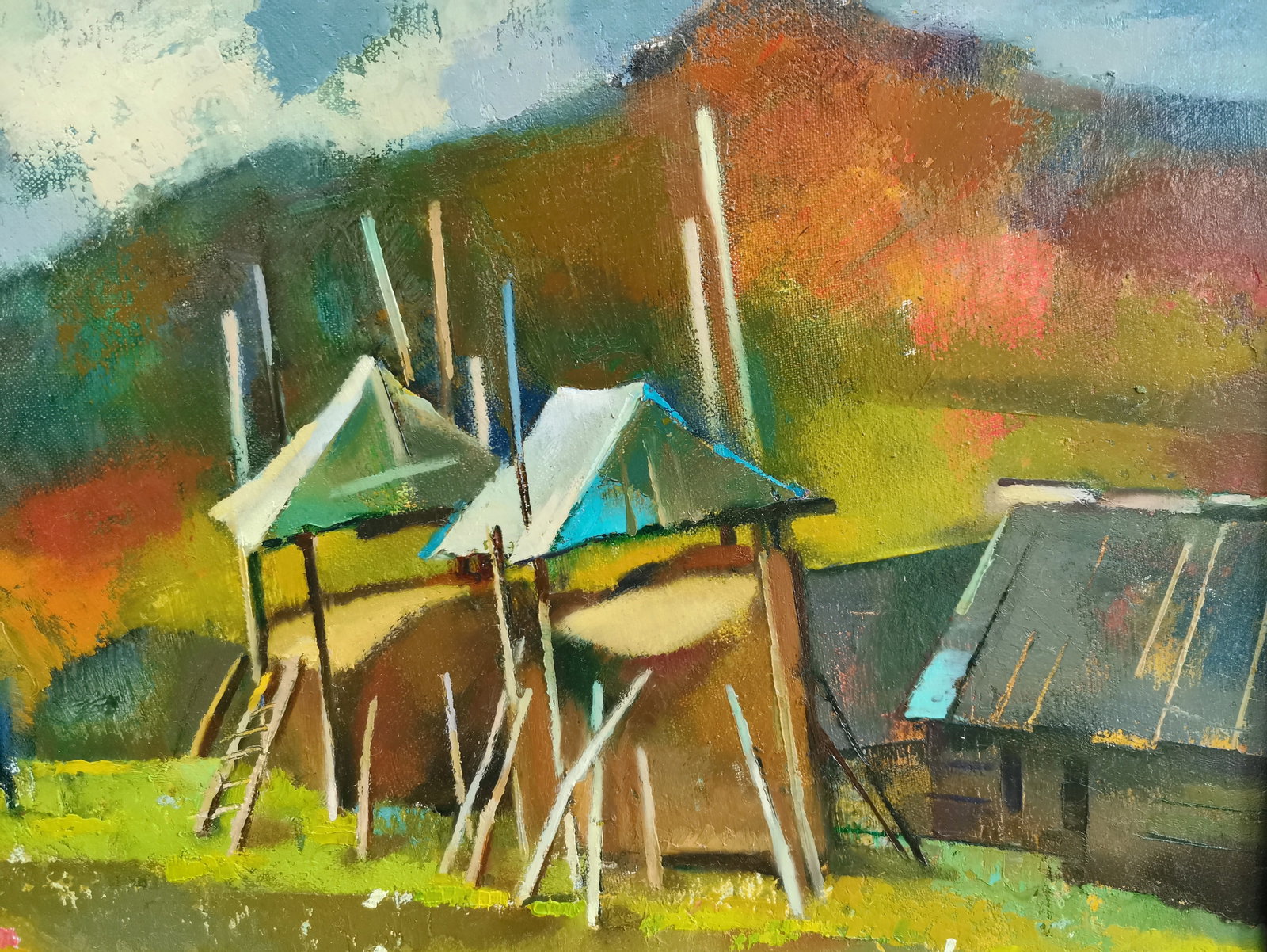 Oil painting Carpathian Routine Oksana Kyrylenko - 6