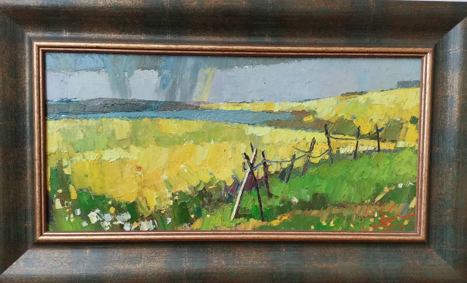 Oil painting Thunderstorm Oksana Kyrylenko - 2