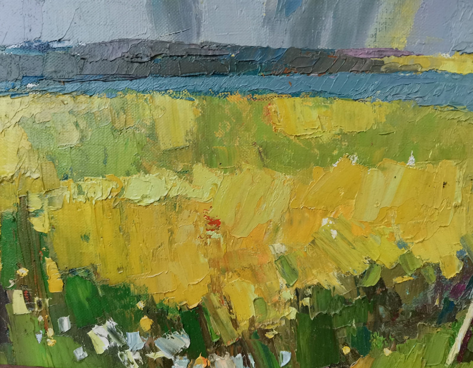Oil painting Thunderstorm Oksana Kyrylenko - 6