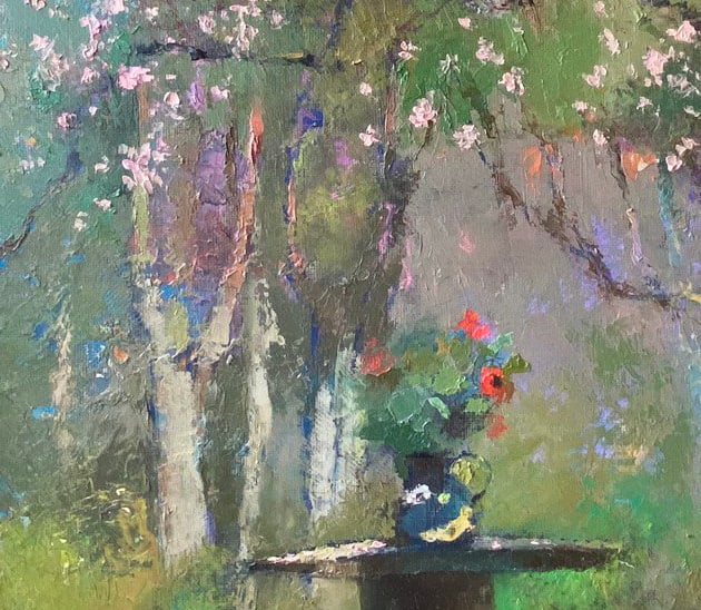Abstract Oil painting Summer vacation Oksana Kyrylenko - 11