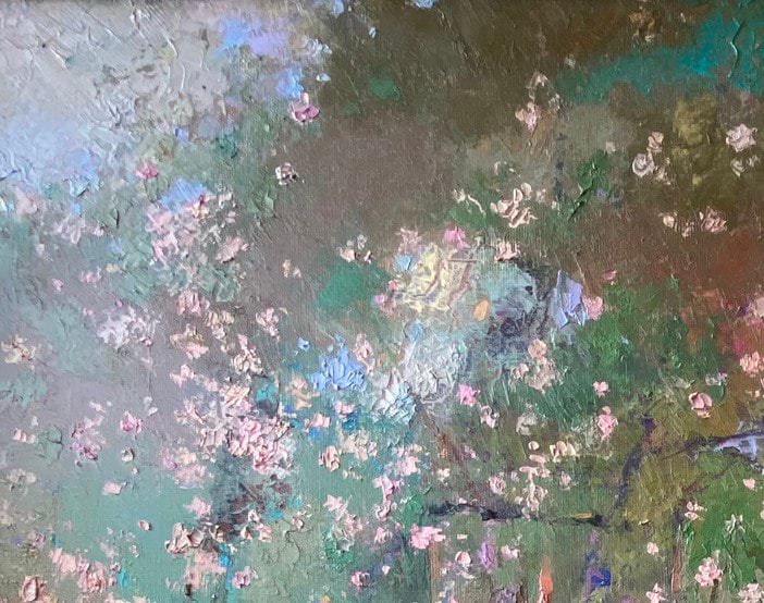 Abstract Oil painting Summer vacation Oksana Kyrylenko - 5