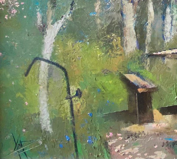 Abstract Oil painting Summer vacation Oksana Kyrylenko - 6