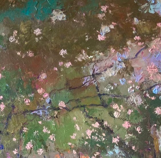Abstract Oil painting Summer vacation Oksana Kyrylenko - 8