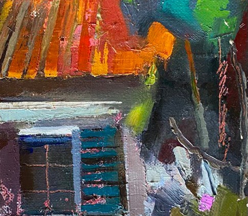 Abstract Oil painting Resort house Oksana Kyrylenko - 10
