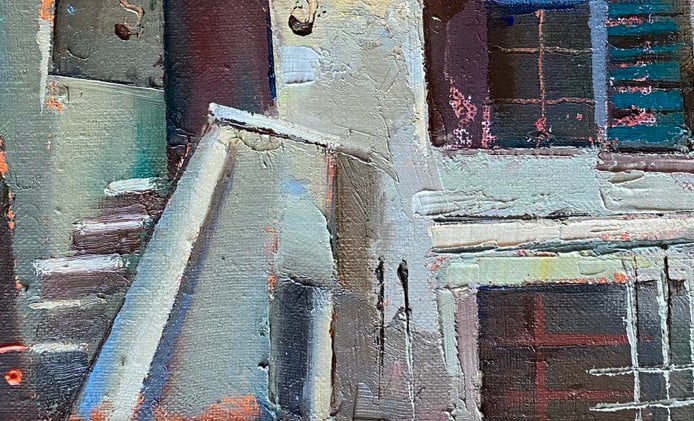 Abstract Oil painting Resort house Oksana Kyrylenko - 13