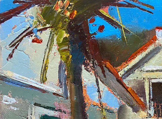 Abstract Oil painting Resort house Oksana Kyrylenko - 3