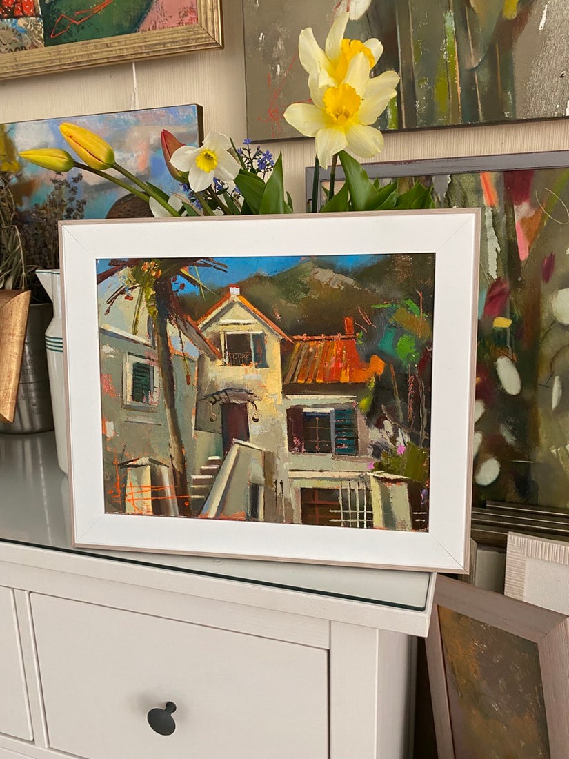 Abstract Oil painting Resort house Oksana Kyrylenko - 4