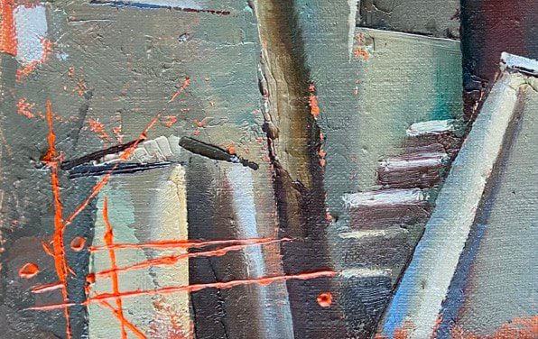 Abstract Oil painting Resort house Oksana Kyrylenko - 7