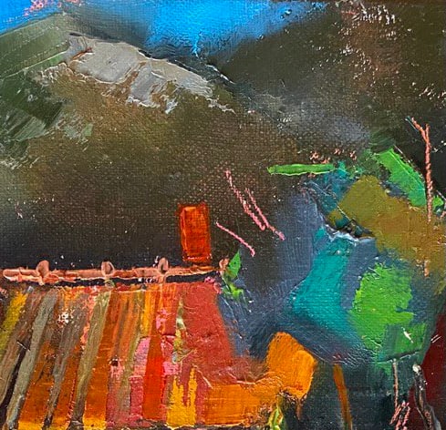 Abstract Oil painting Resort house Oksana Kyrylenko - 8