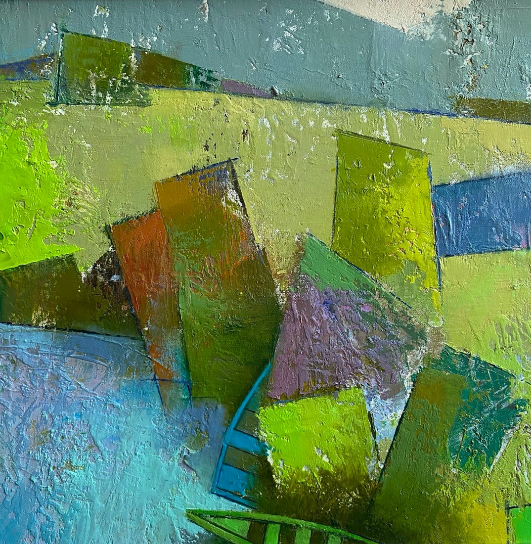 Abstract Oil painting Memories Oksana Kyrylenko - 4