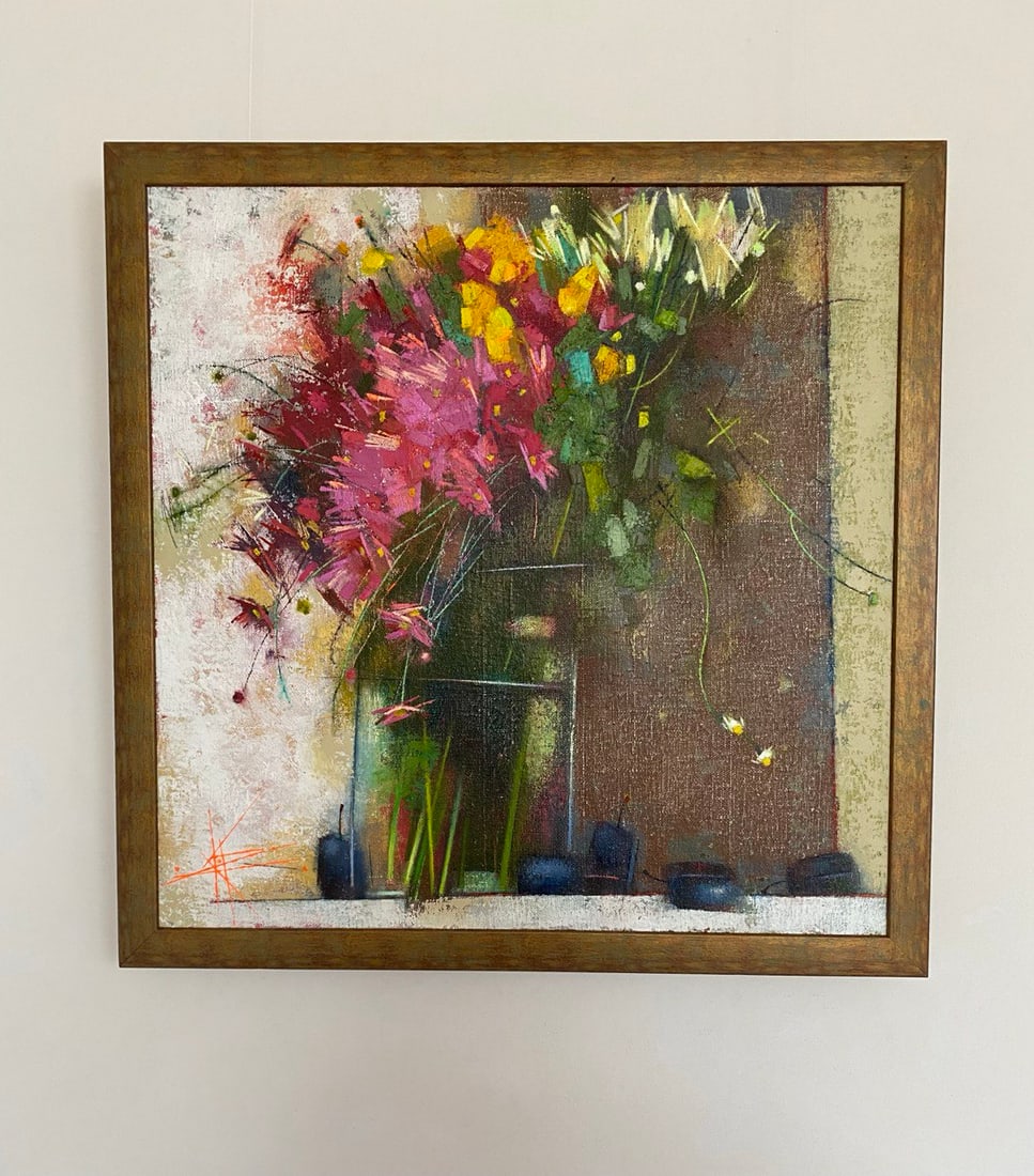 Abstract Oil painting Alley Oksana Kyrylenko - 4
