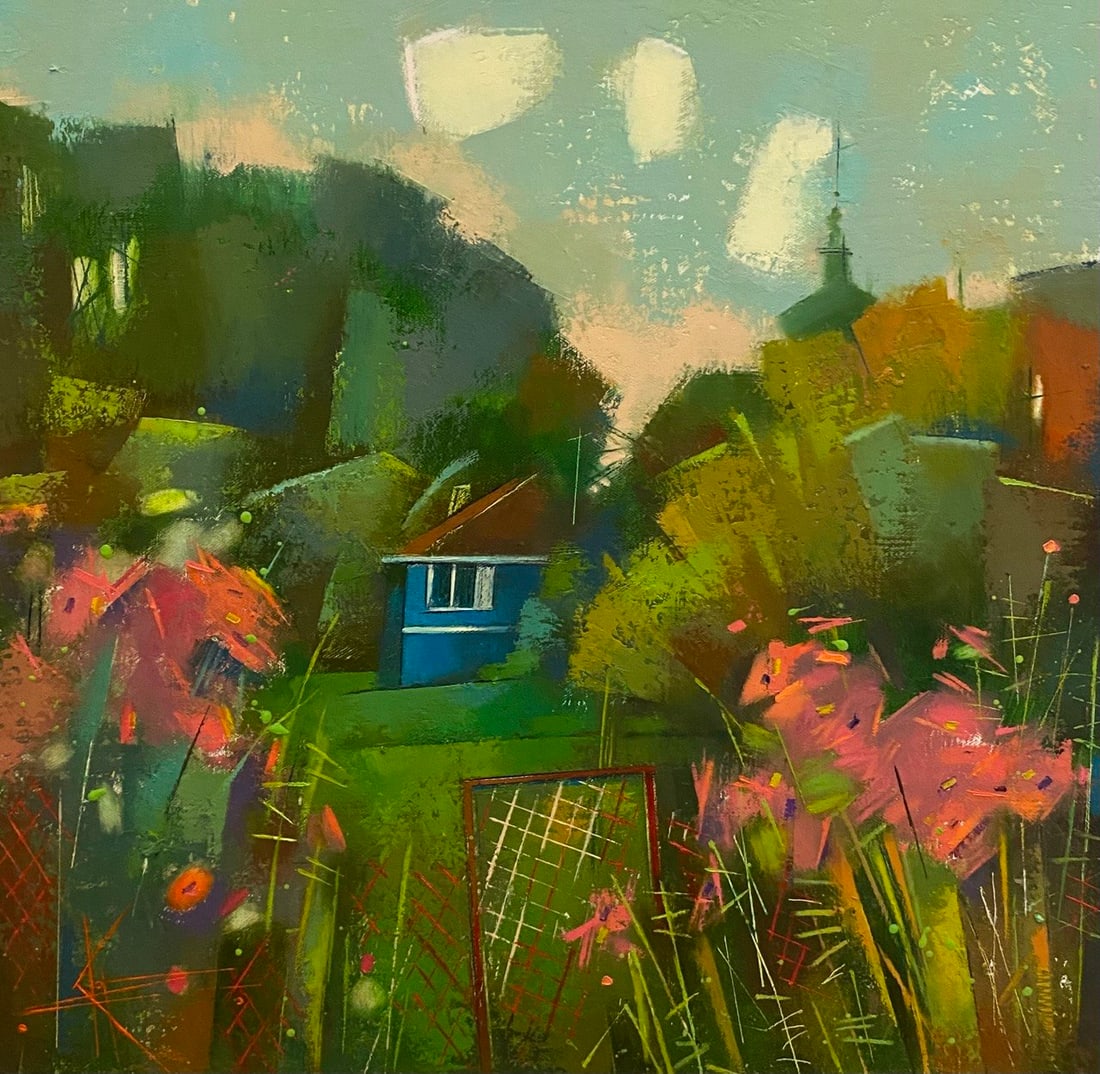 Abstract Oil painting Home Oksana Kyrylenko: Title: Abstract Oil painting Home Oksana Kyrylenko Description: 180KOR Painter: Oksana Kyrylenko Size: 50x52 cm/19,68x20,47 inches Components: oil, canvas, Original painting from our collection ERA:20