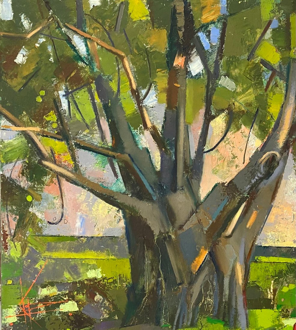 Abstract Oil painting Garden Oksana Kyrylenko - 3