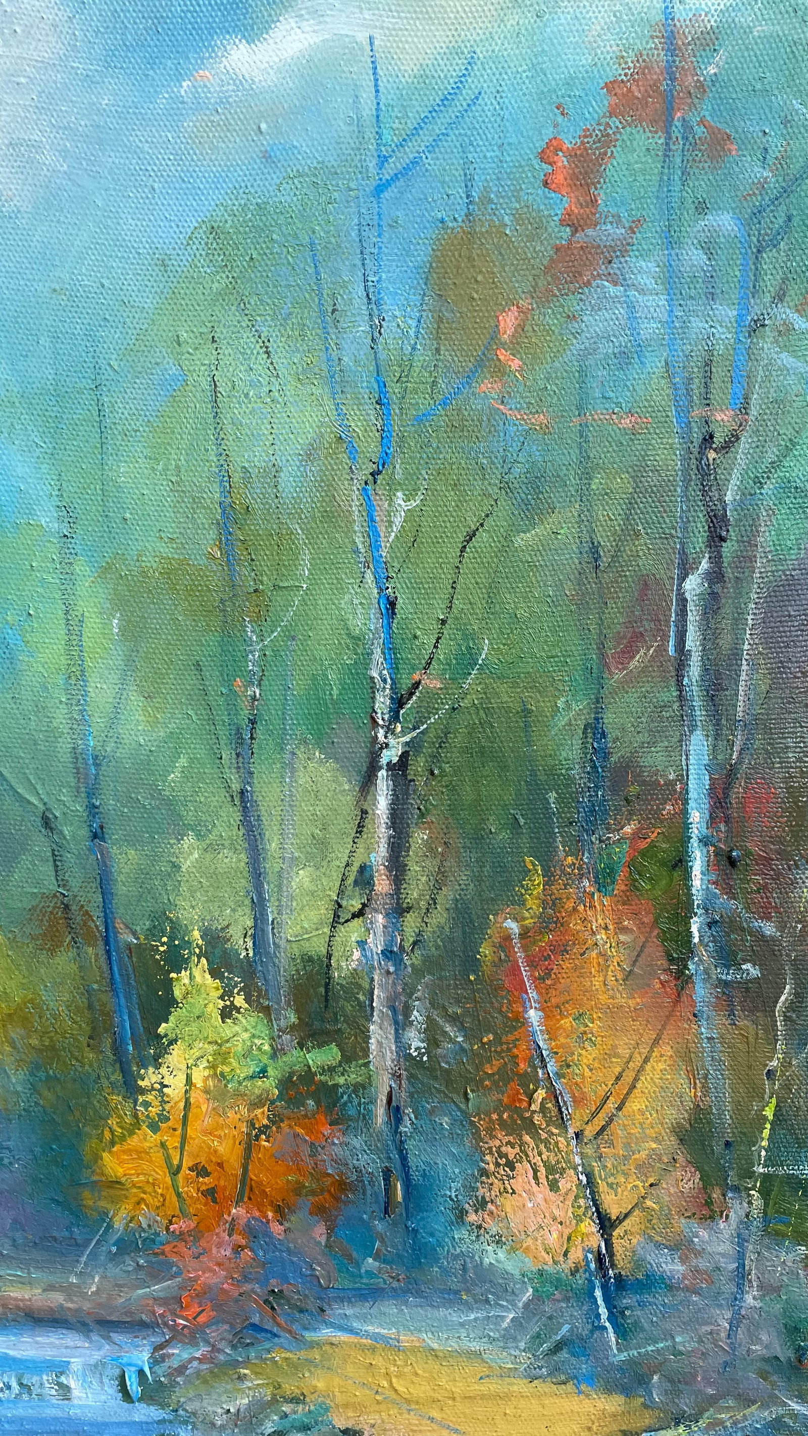 Oil painting Blooming in the Carpathian Ivan Romanyuk - 4