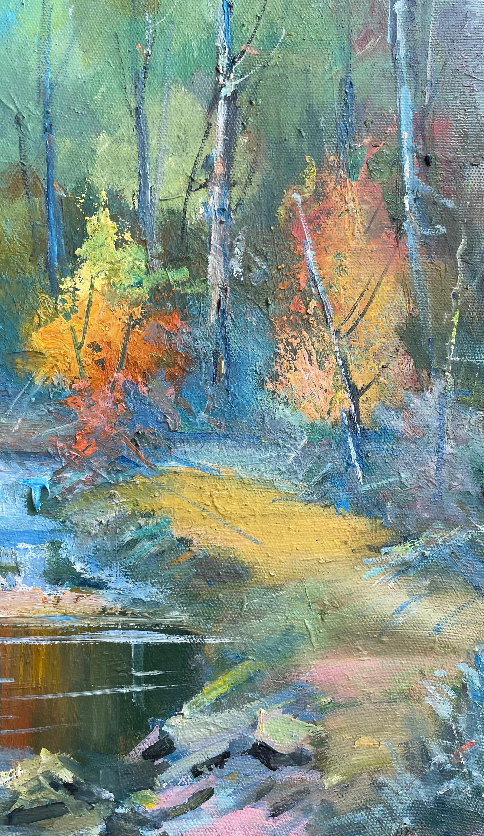 Oil painting Blooming in the Carpathian Ivan Romanyuk - 5