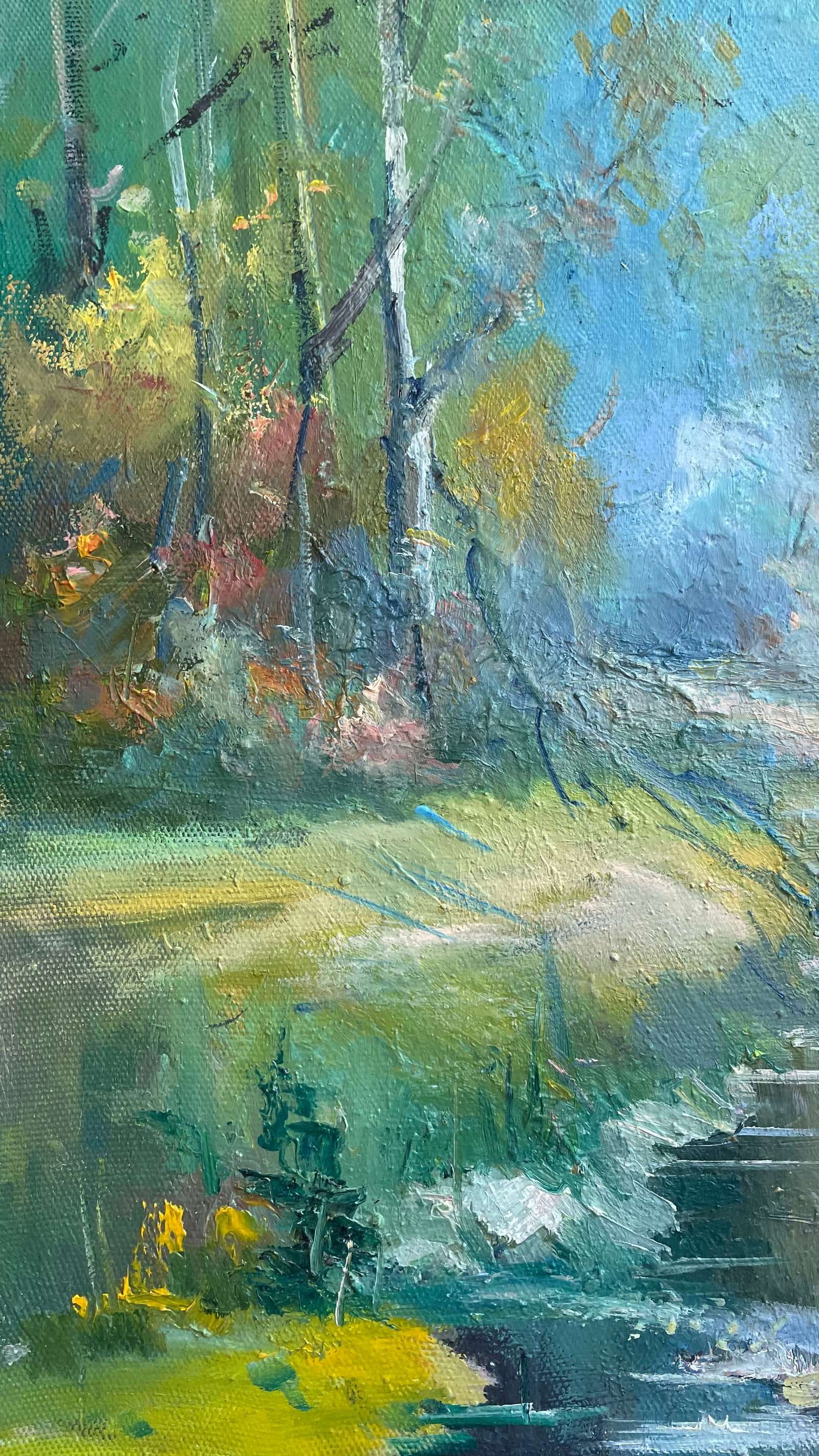 Oil painting Blooming in the Carpathian Ivan Romanyuk - 6