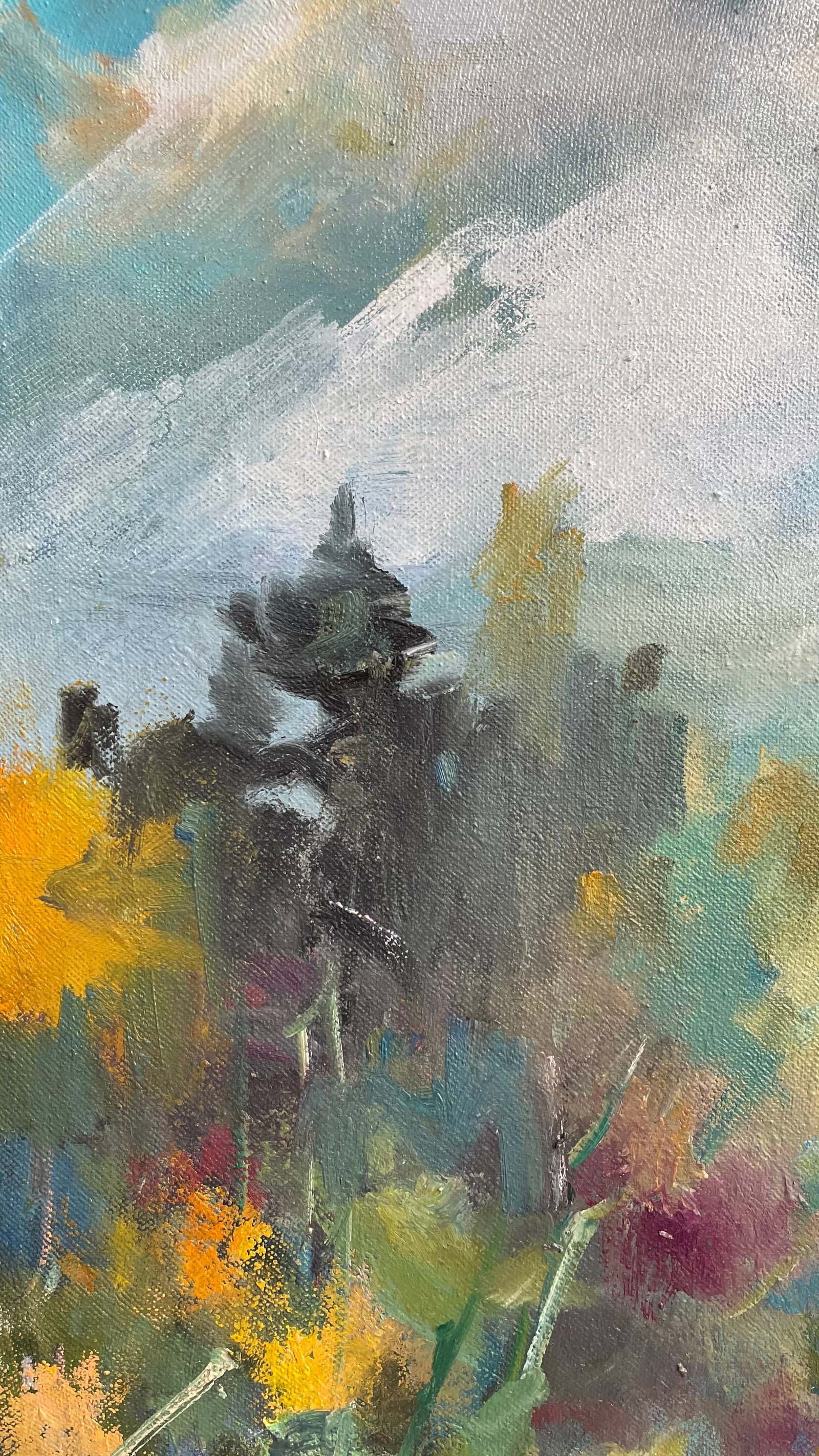Oil painting Autumn Ivan Romanyuk: Title: Oil painting Autumn Ivan Romanyuk Description: 13ROM Painter: Ivan Romanyuk Size: 65x55 cm/25,5x21,6 inches Components: oil, canvas Original painting CONDITION: exellent ARTIST: A native of Iva