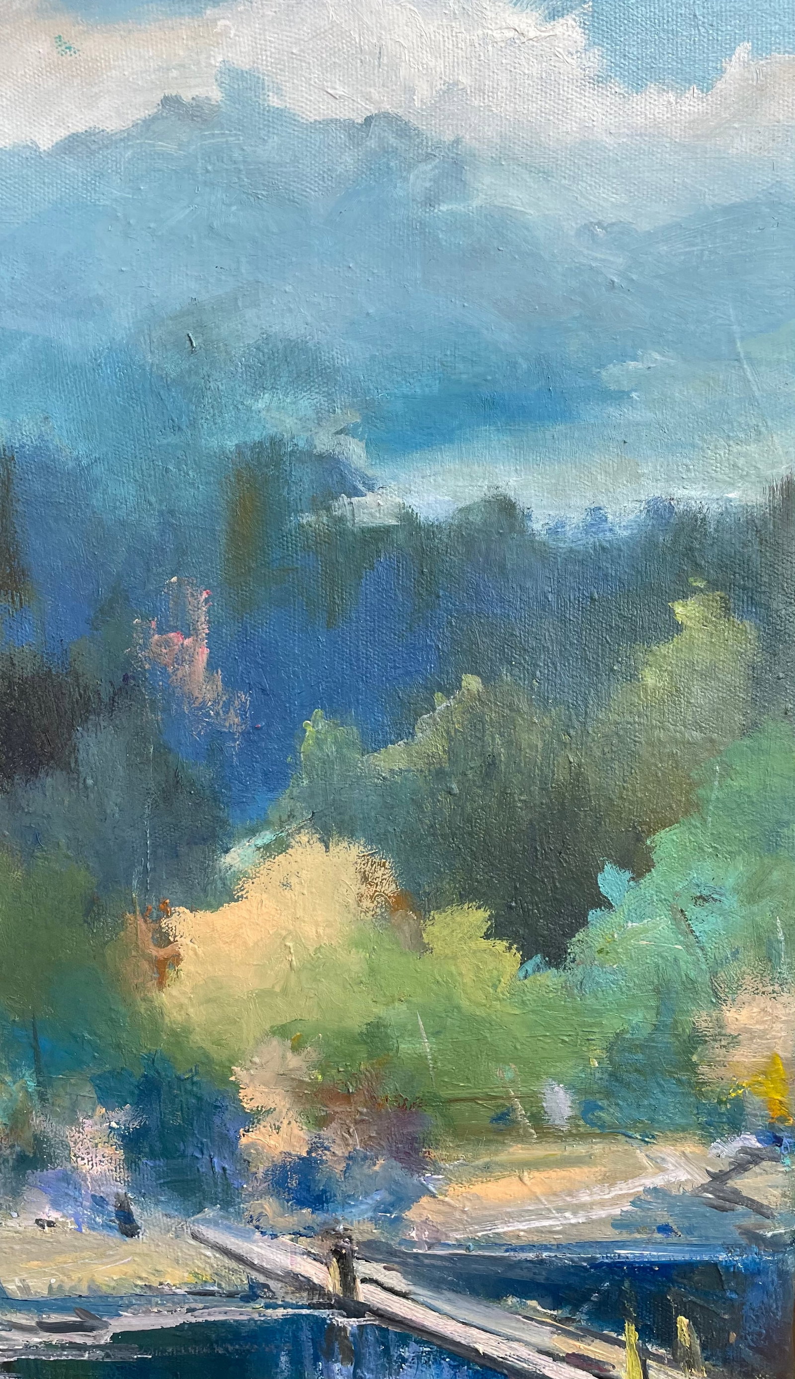 Oil painting It's raining Ivan Romanyuk - 5