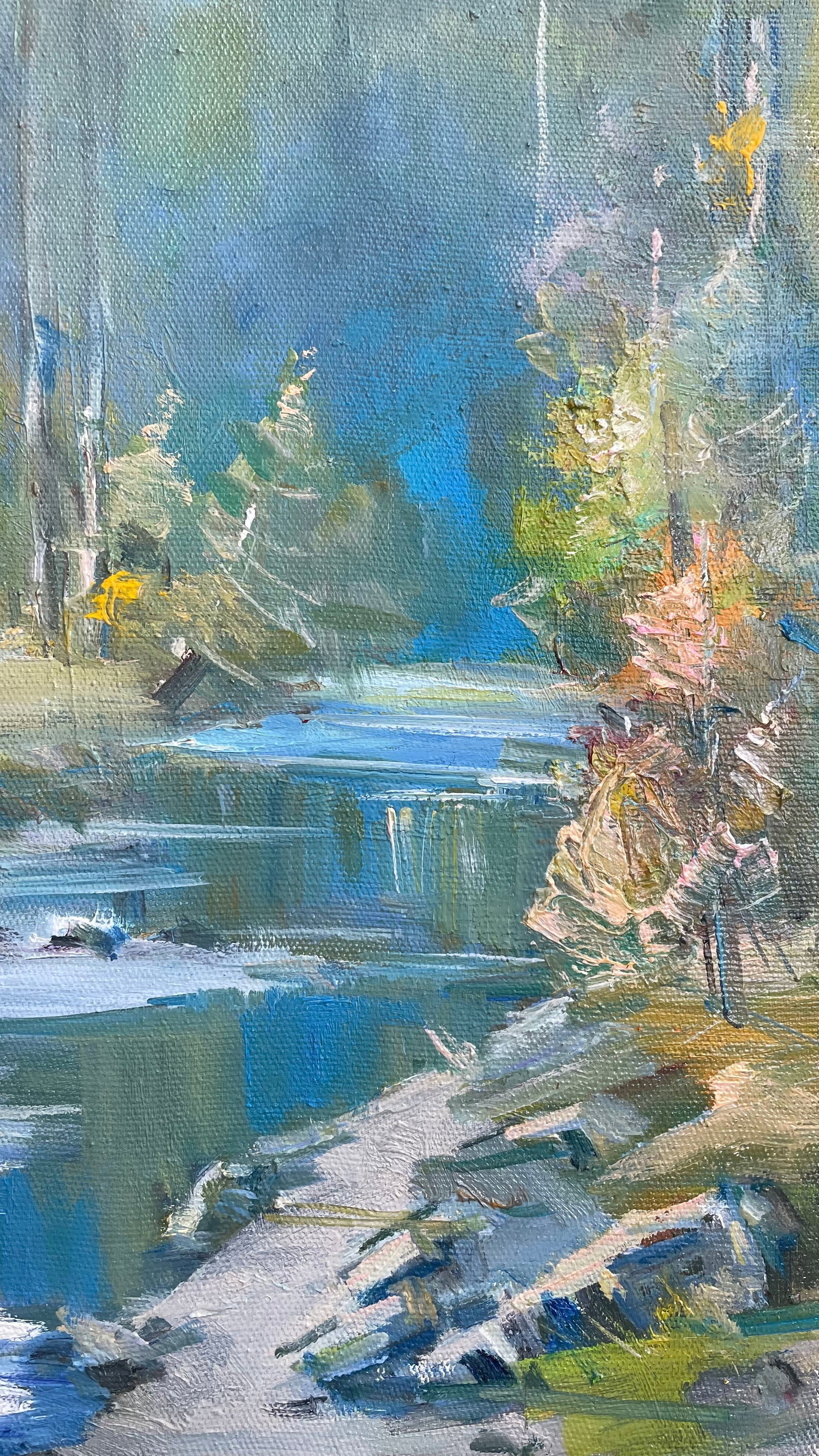 Oil painting Foggy Ivan Romanyuk - 4