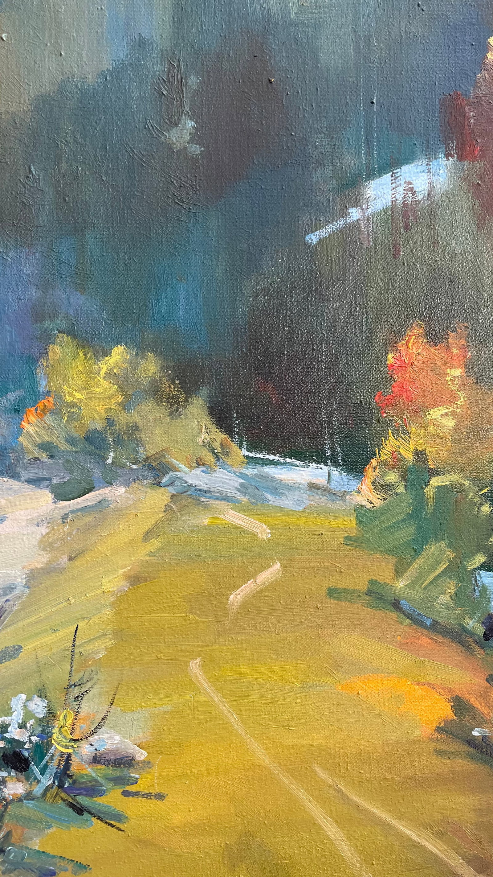 Oil painting Lonely mountain Ivan Romanyuk - 4