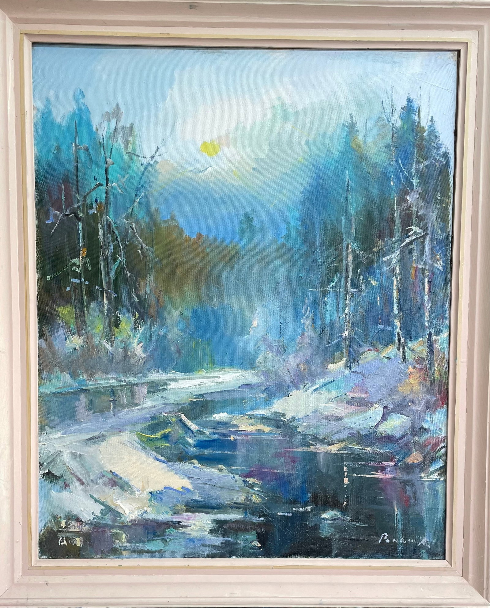Oil painting Deep winter Ivan Romanyuk - 2