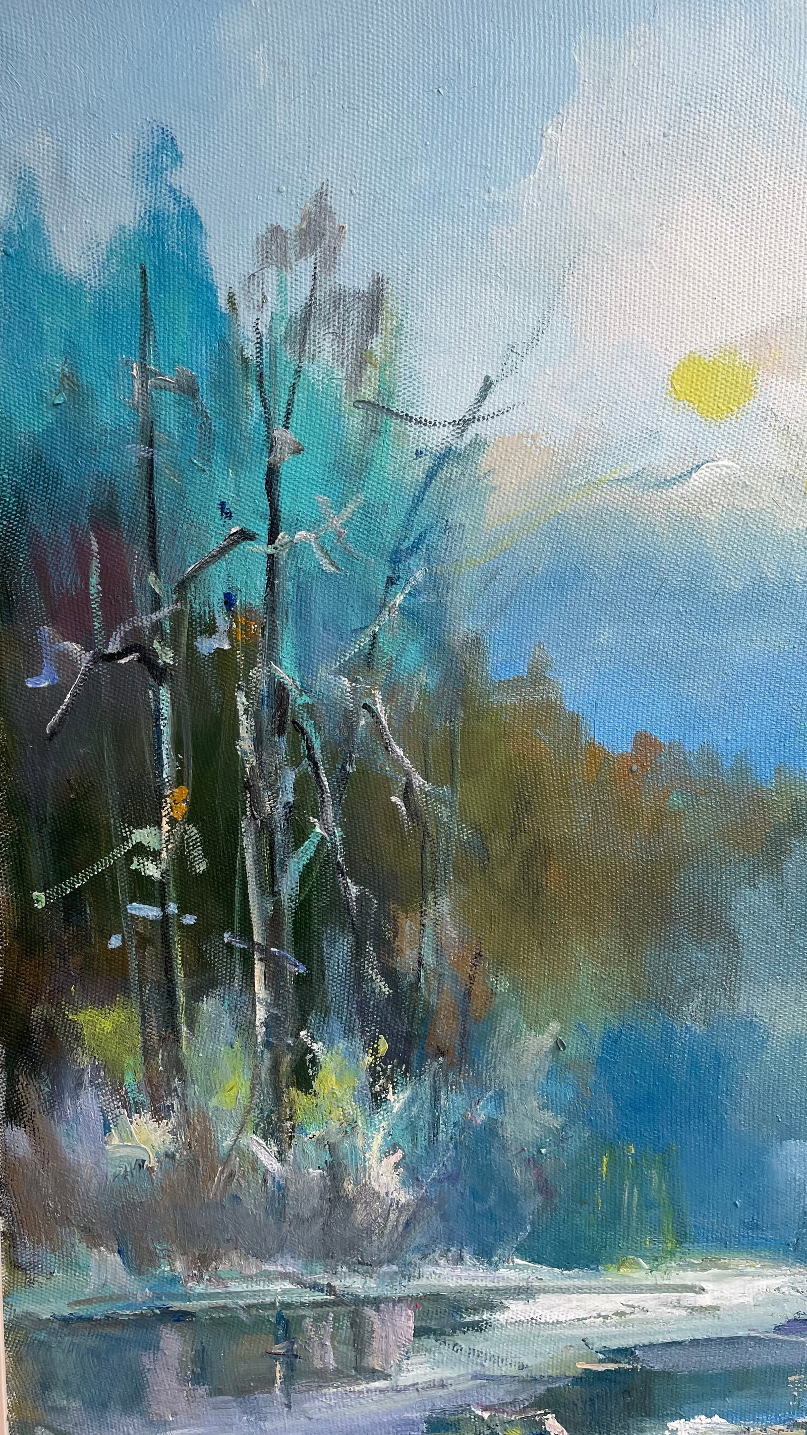 Oil painting Deep winter Ivan Romanyuk - 4