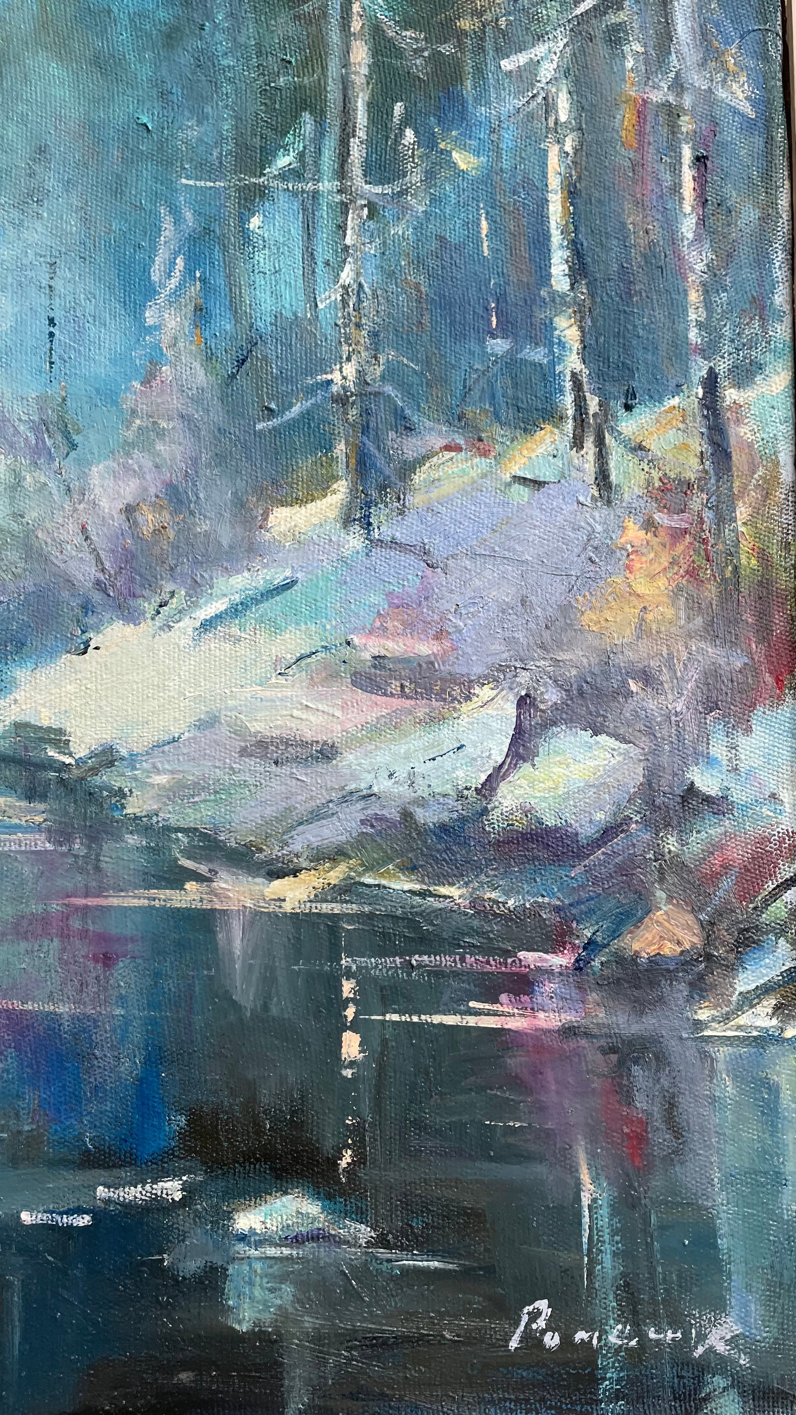 Oil painting Deep winter Ivan Romanyuk - 7