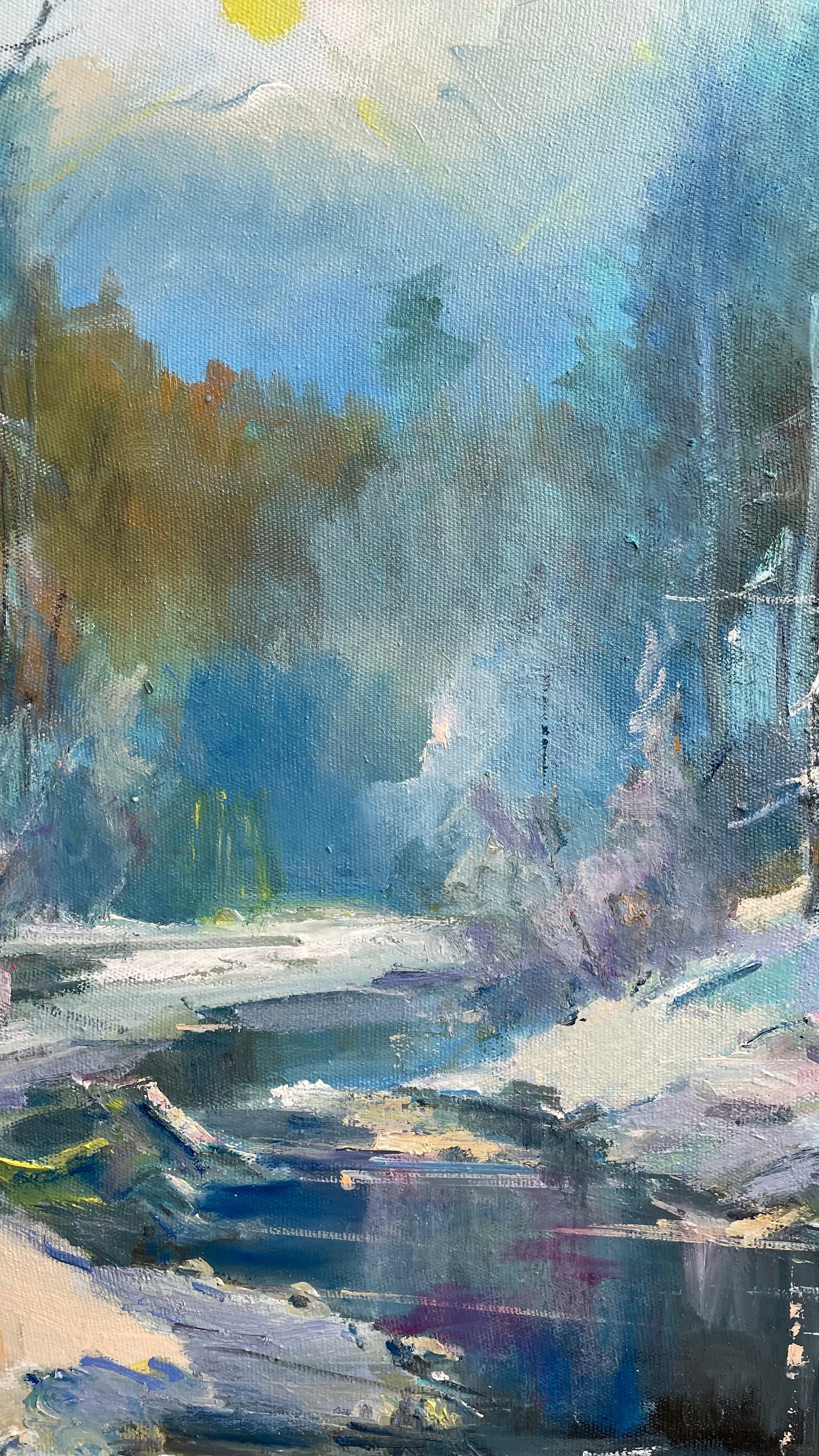 Oil painting Deep winter Ivan Romanyuk - 8